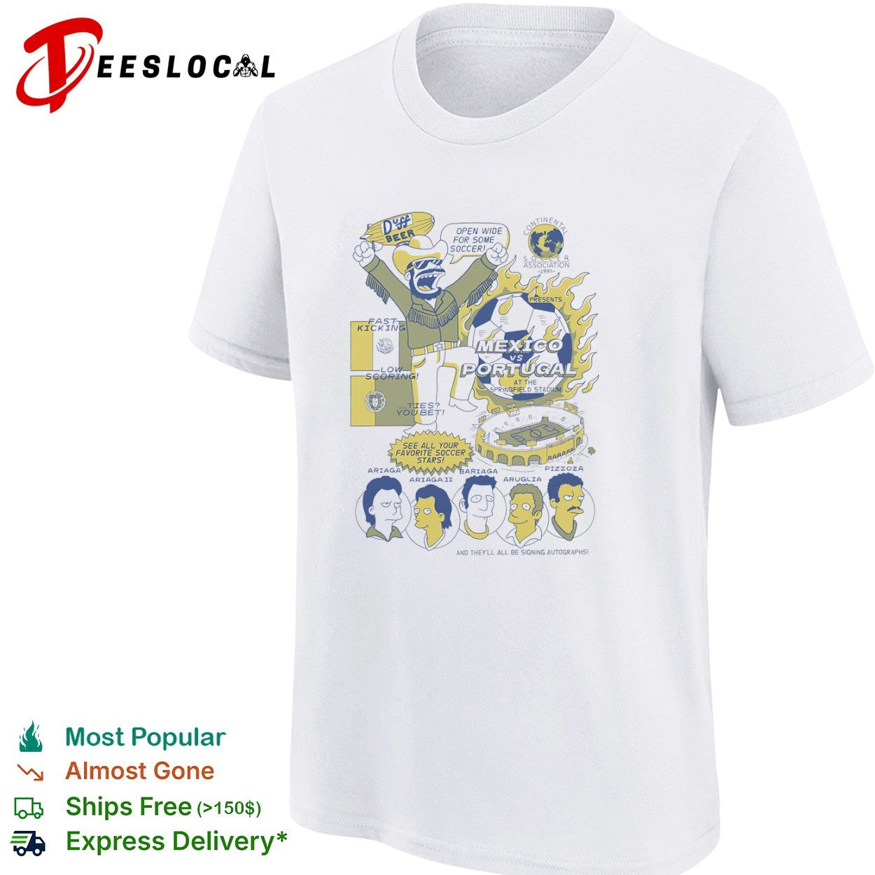 Ariaga Ariaga II Bariaga Aruglia Pizzoza Mexico vs Portugal shirt