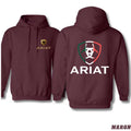 Ariat Hoodie - Italian-Inspired Logo Design Celebrating Western Heritage, Perfect for Ariat Fans and Unique Style, Cozy...