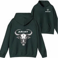 Ariat Hoodie Sweatshirt T shirt- Striking Skull Design, Ideal for Casual Outings and Everyday Wear, Unisex