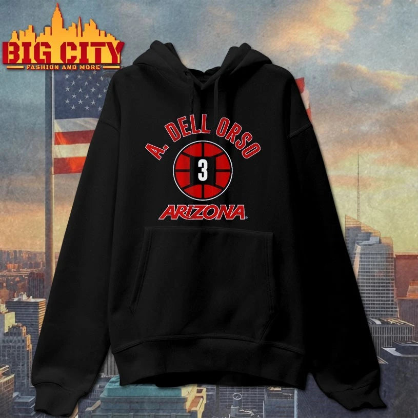 Arizona Basketball Anthony Dell’Orso Number 3 shirt