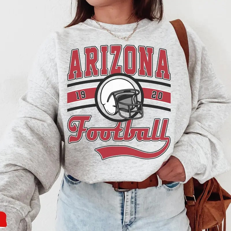 Arizona Football Crewneck Sweatshirt ,Sweater ,Arizona Sweatshirt ,Arizona Game Day ,Arizona Fan Gifts ,Sunday Football...
