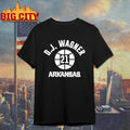 Arkansas Razorbacks Basketball D.J. Wagner #21 name number ball shirt