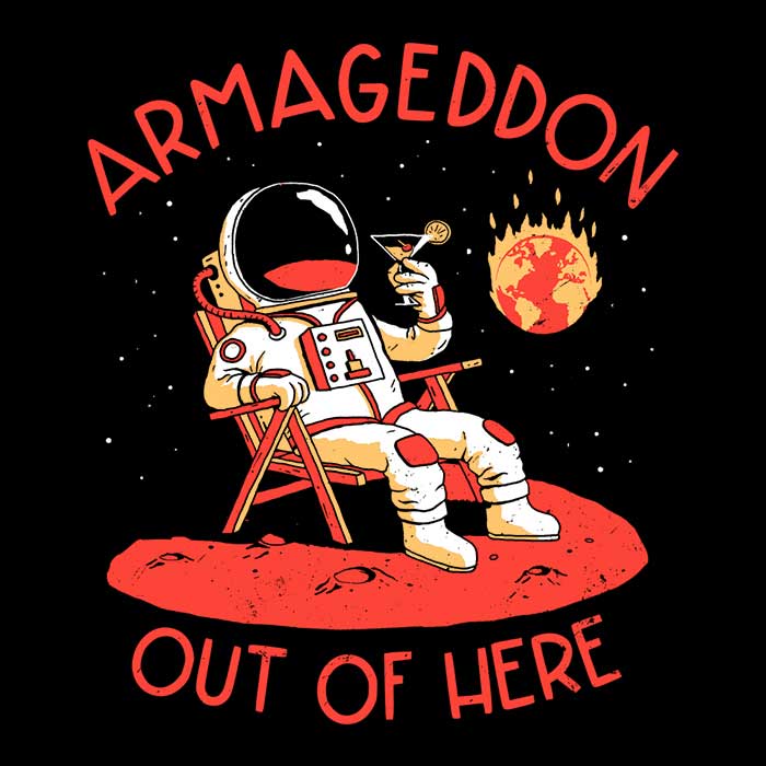 Armageddon Out Here Long Sleeve T-Shirts, Hoodie, Sweatshirt
