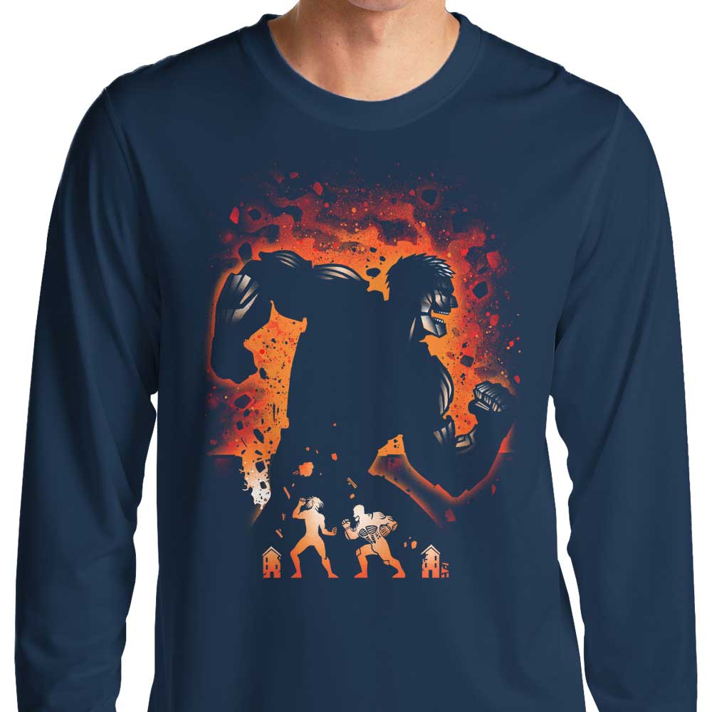 Armored Titan - Long Sleeve T-Shirt Hoodie, Sweatshirt | CiraTrend.com (Image 3)
