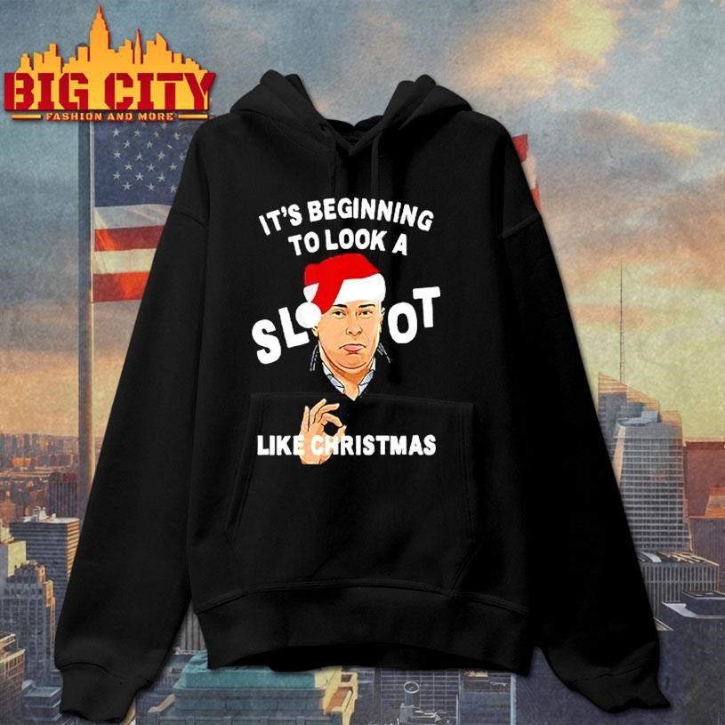 Arne Slot Liverpool It’s Beginning To Look A Slot Like Christmas Shirt