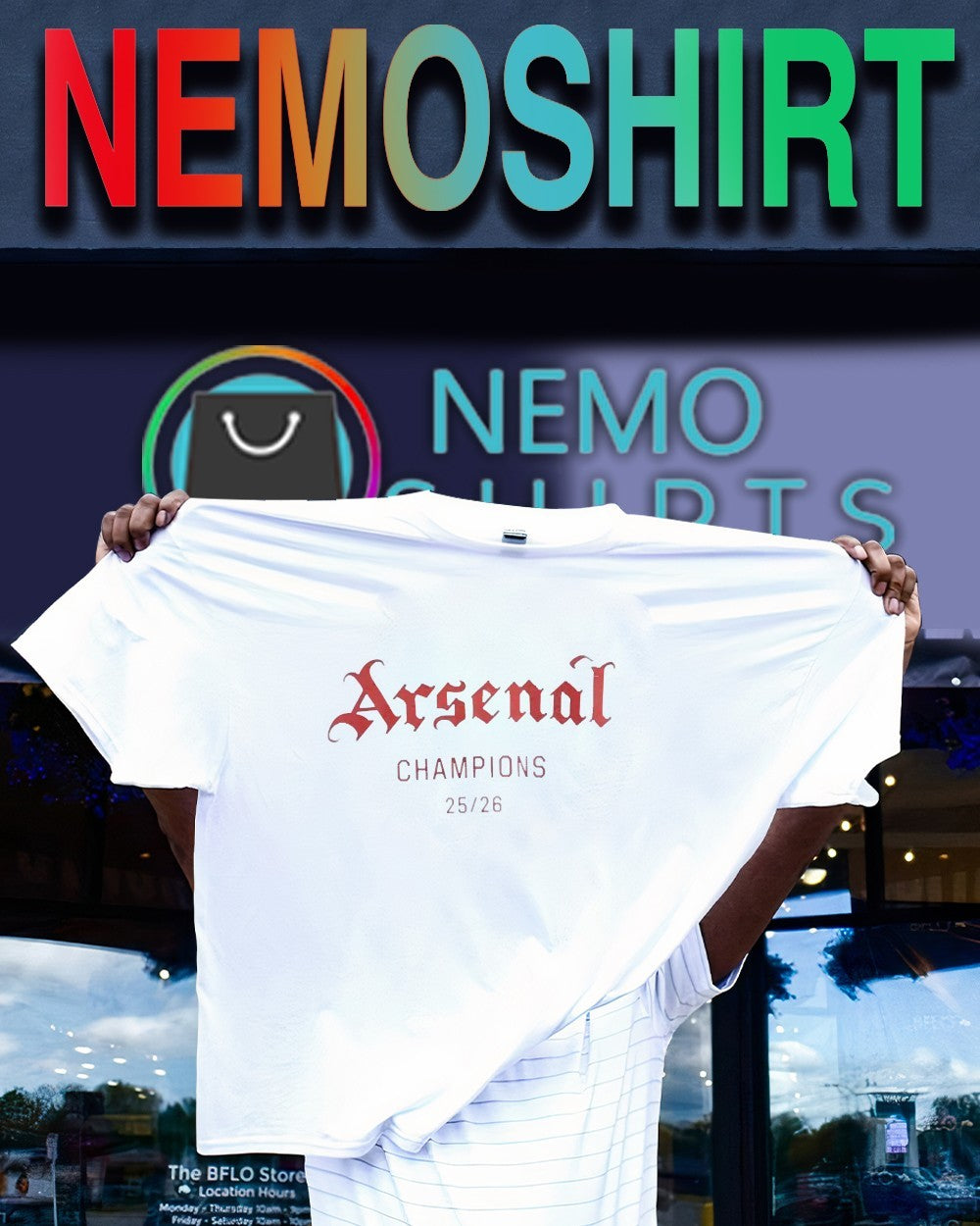 Arsenal champions 25 26 winners shirt