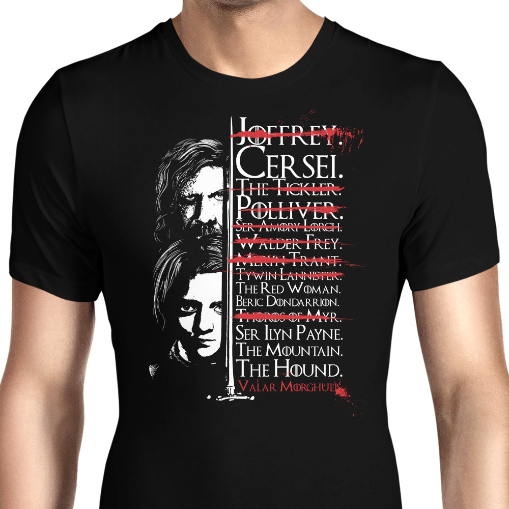 Arya's Prayer - Men's Apparel T-Shirts, Hoodie, Sweatshirt | CiraTrend.com (Image 1)