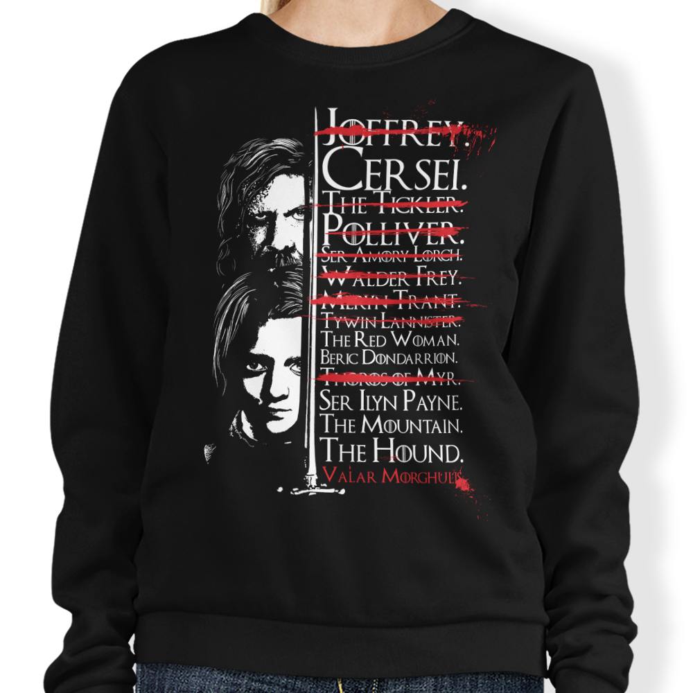 Arya'S Prayer T-Shirts, Hoodie, Sweatshirt