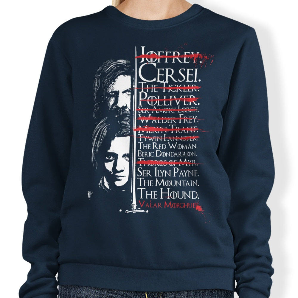 Arya'S Prayer T-Shirts, Hoodie, Sweatshirt