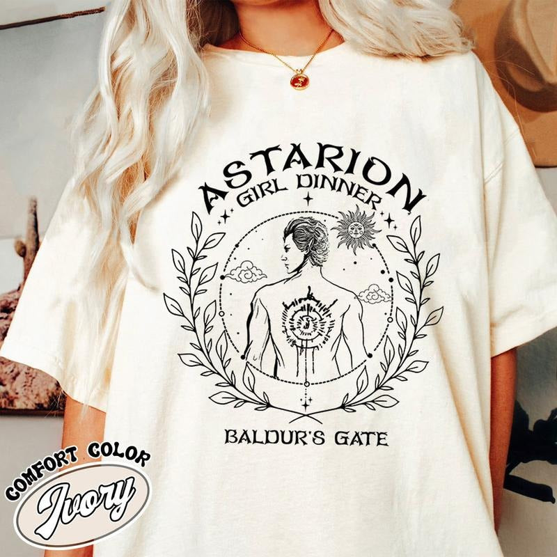 Astarion Quote Comfort Color Shirt, Astarion High Elf Shirt, Astarion Girl Dinner Shirt, Astarion Girl Dinner Shirt...