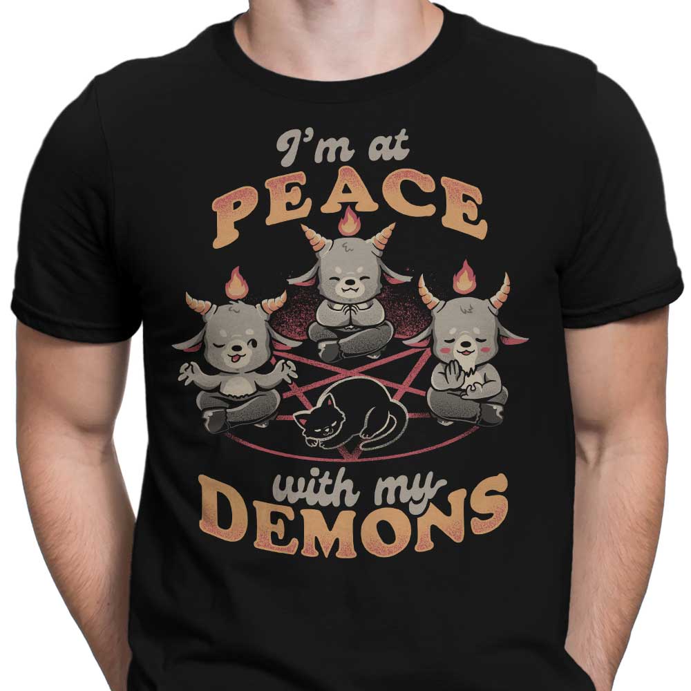 At Peace With My Demons - Men's Apparel T-Shirts, Hoodie, Sweatshirt | CiraTrend.com (Image 3)