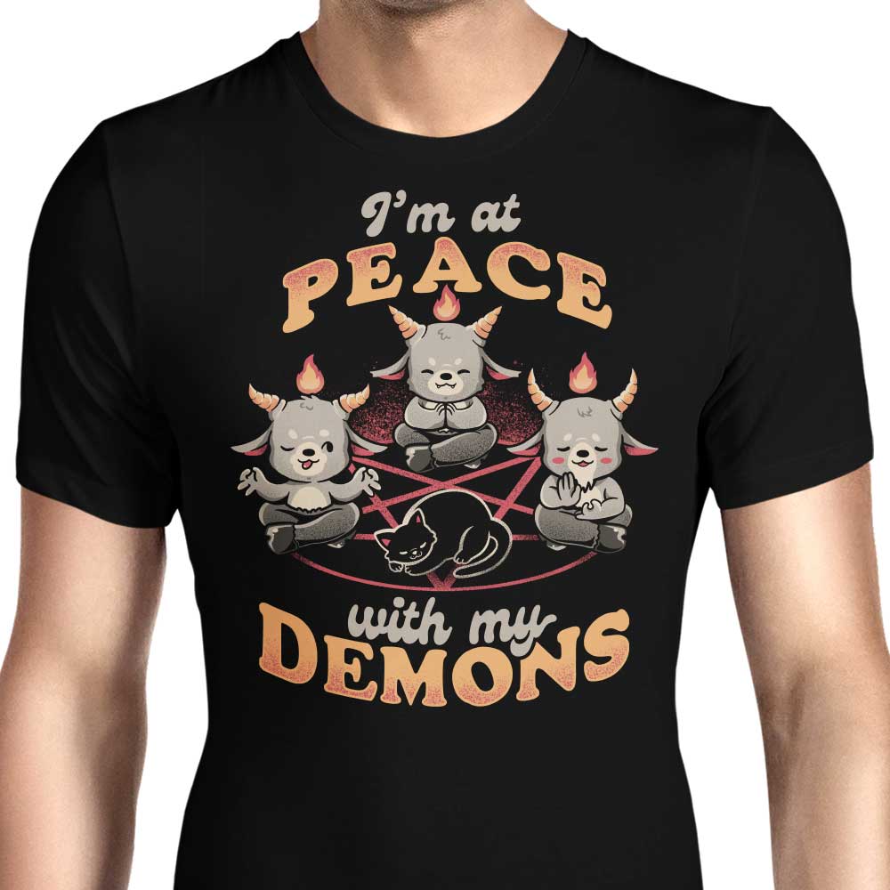 At Peace With My Demons - Men's Apparel T-Shirts, Hoodie, Sweatshirt | CiraTrend.com (Image 1)