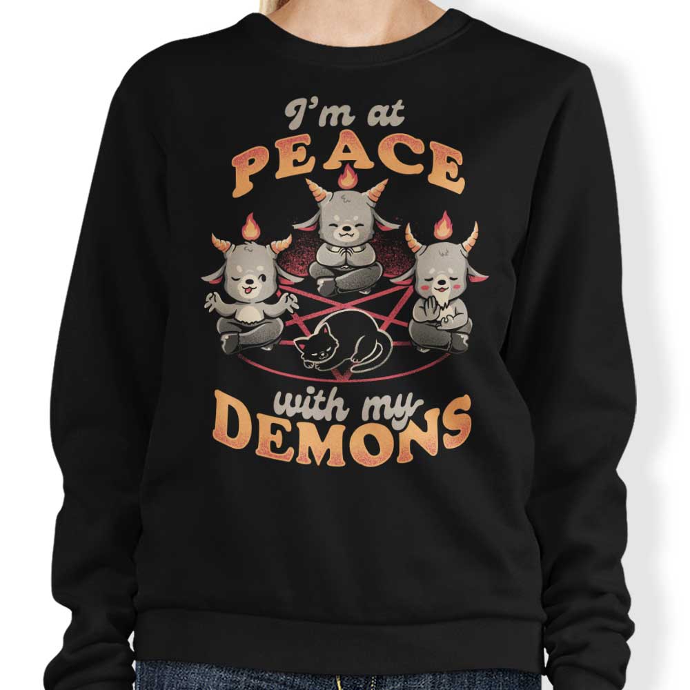 At Peace With My Demons - Sweatshirt T-Shirts, Hoodie | CiraTrend.com (Image 1)