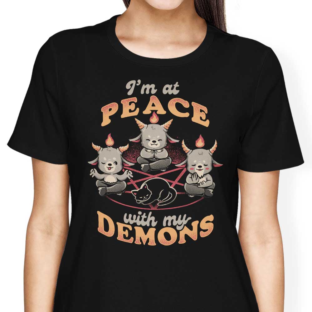At Peace With My Demons - Women's Apparel T-Shirts, Hoodie, Sweatshirt | CiraTrend.com (Image 3)