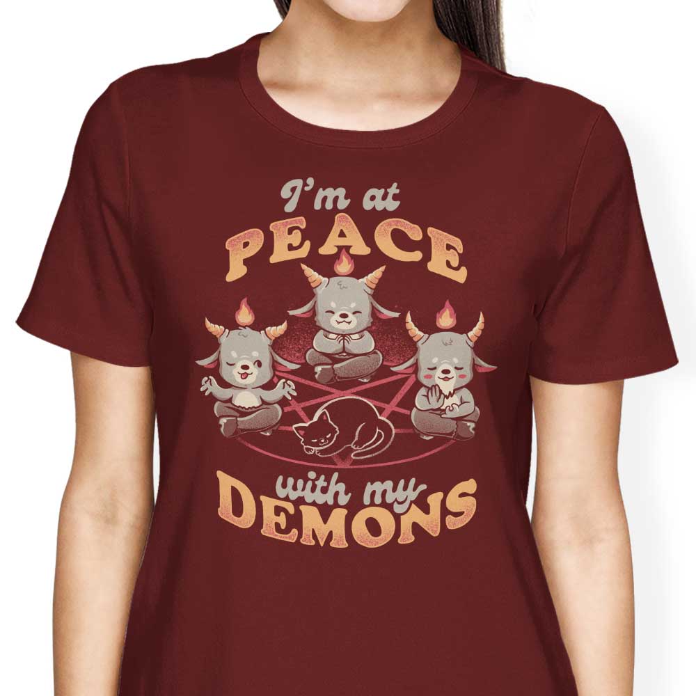 At Peace With My Demons - Women's Apparel T-Shirts, Hoodie, Sweatshirt | CiraTrend.com (Image 5)