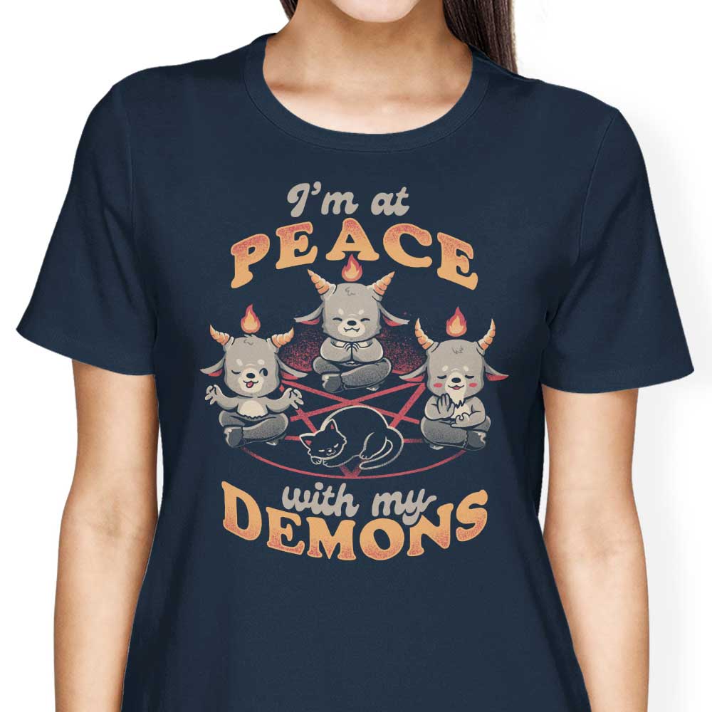 At Peace With My Demons - Women's Apparel T-Shirts, Hoodie, Sweatshirt | CiraTrend.com (Image 4)