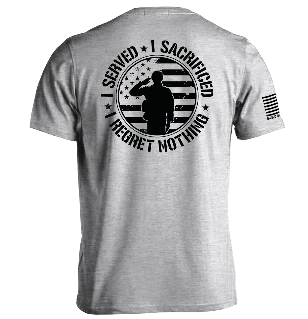 I Served I Sacrificed I Regret Nothing T-Shirts, Hoodie, Sweatshirt | CiraTrend.com (Image 2)