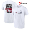 Atlanta Braves Father Day this is what an awesome dad looks like shirt