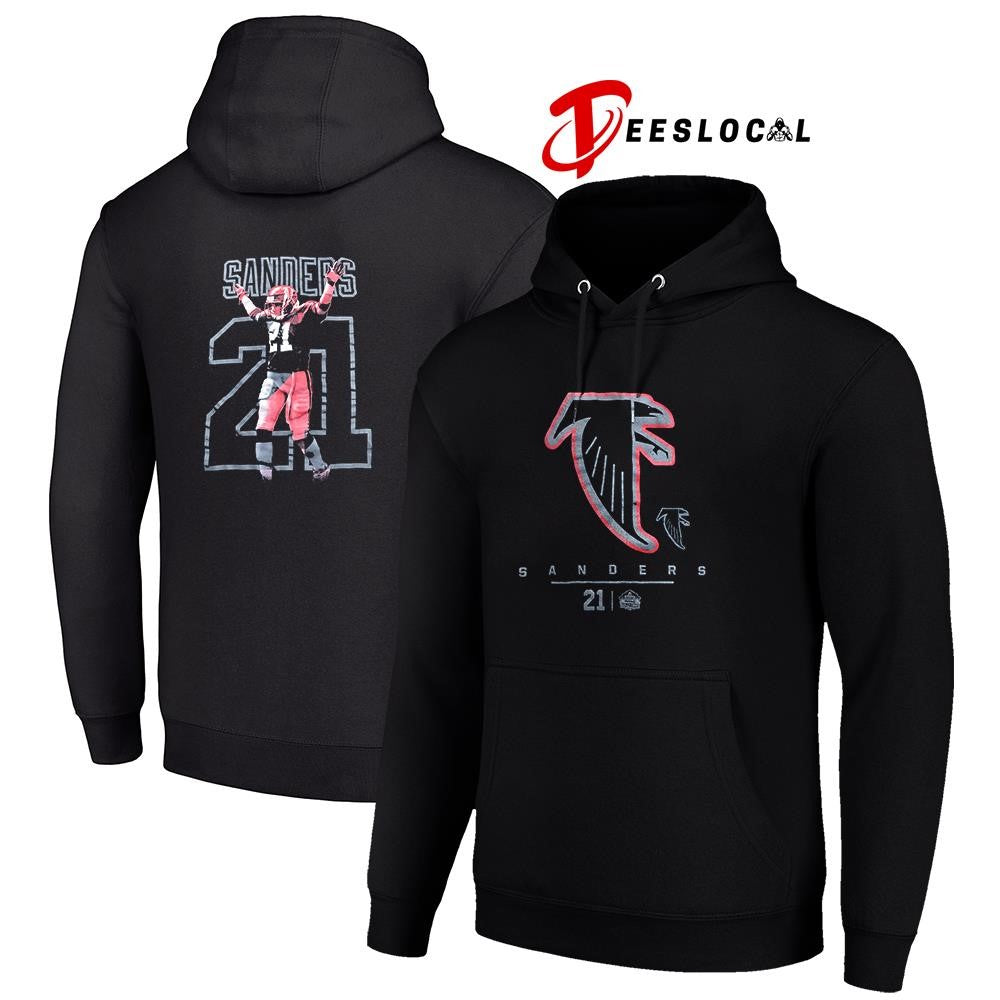 Atlanta Falcons Deion Sanders name and number logo shirt