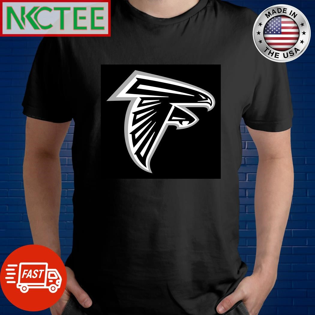 Atlanta Falcons black logo shirt