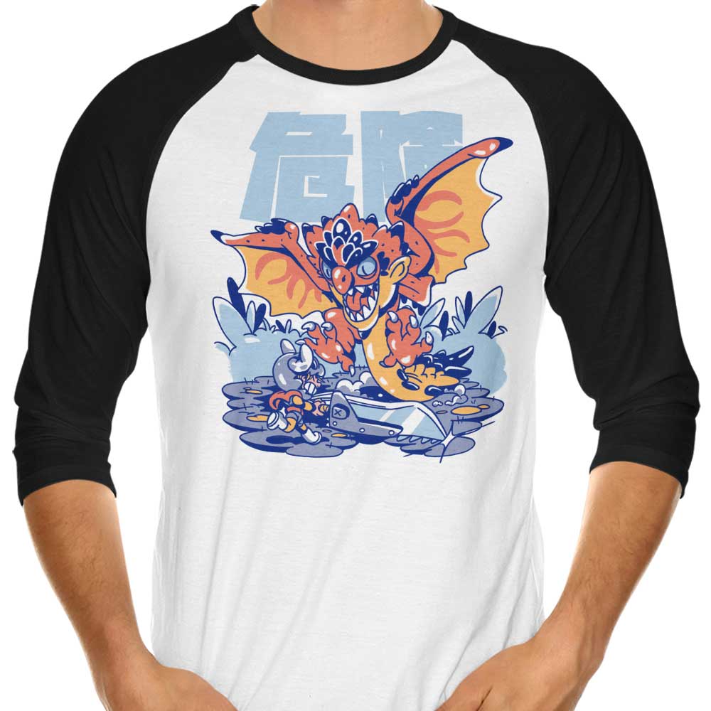 Attack of Rage - 3/4 Sleeve Raglan T-Shirt Hoodie, Sweatshirt | CiraTrend.com (Image 4)
