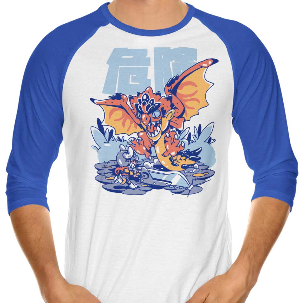 Attack of Rage - 3/4 Sleeve Raglan T-Shirt Hoodie, Sweatshirt | CiraTrend.com (Image 3)
