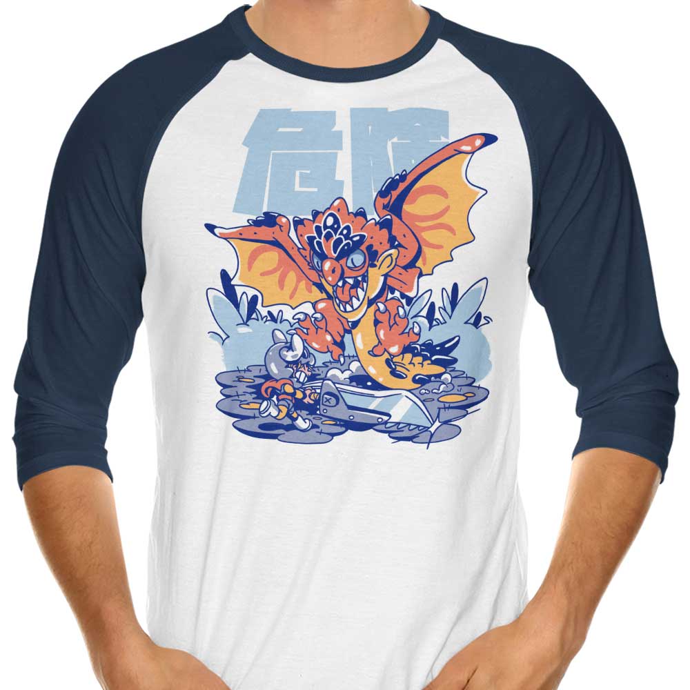 Attack of Rage - 3/4 Sleeve Raglan T-Shirt Hoodie, Sweatshirt | CiraTrend.com (Image 1)