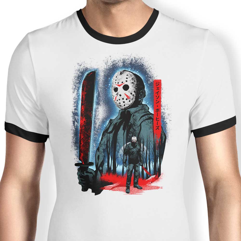 Attack on Crystal Lake - Ringer T-Shirt Hoodie, Sweatshirt | CiraTrend.com (Image 1)