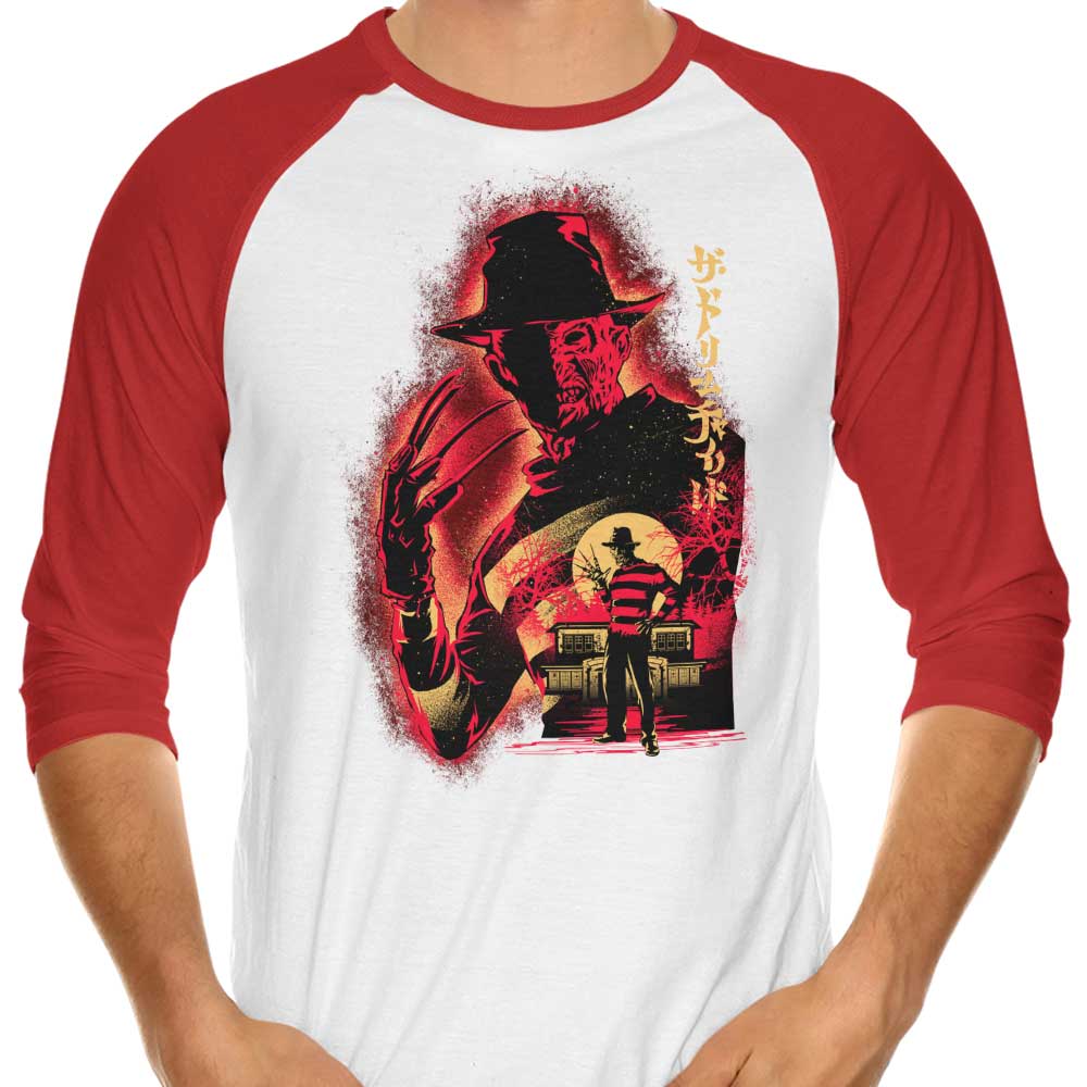 Attack on Elm St. - 3/4 Sleeve Raglan T-Shirt Hoodie, Sweatshirt | CiraTrend.com (Image 3)