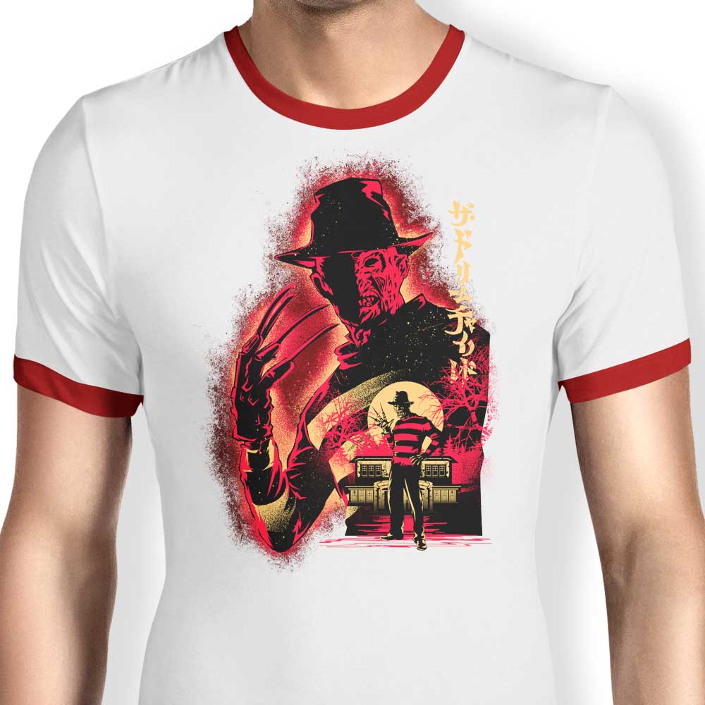 Attack on Elm St. - Ringer T-Shirt Hoodie, Sweatshirt | CiraTrend.com (Image 3)