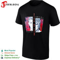 Attack On Titan Eren Yeager Titan Form Split Face Anime Graphic Shirt