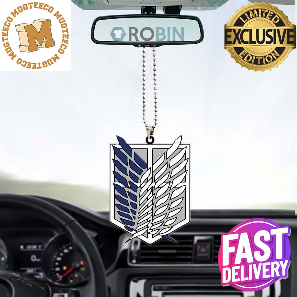 Attack on Titan Scouting Legion Logo Christmas Car Decorations Ornament
