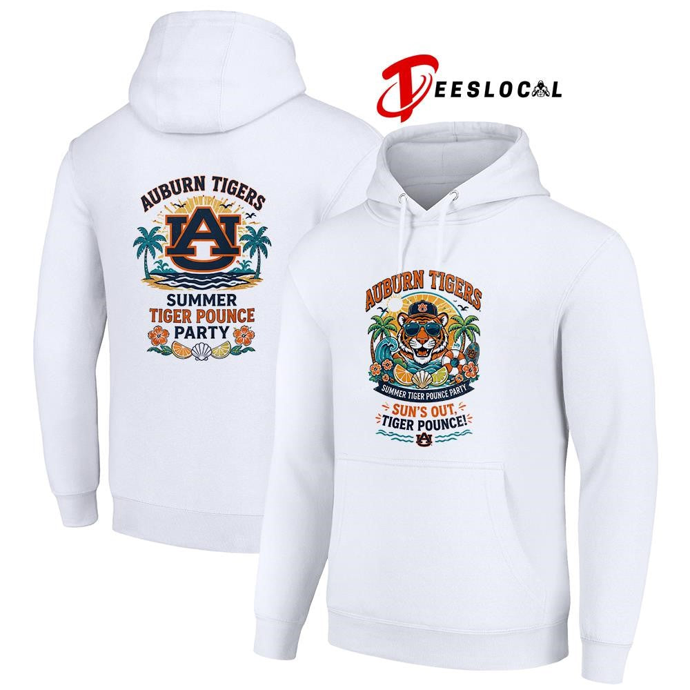 Auburn Tigers NCAA Summer sun’s out Tiger pounce party shirt