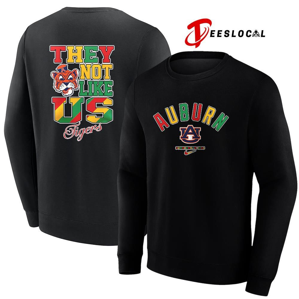 Auburn Tigers x Juneteenth they not like us shirt