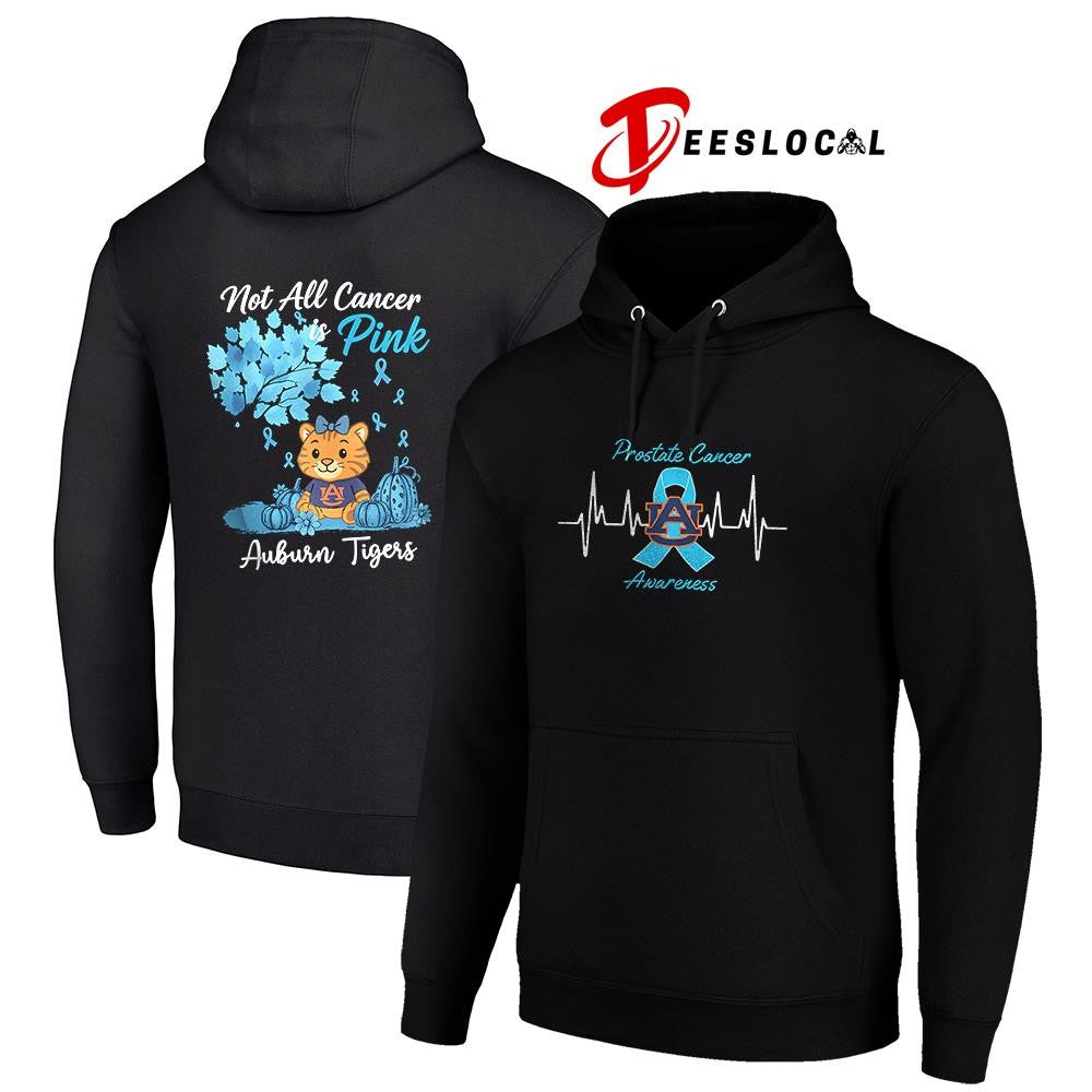 Auburn Tigers x Prostate cancer awareness not all cancer is pink mascot shirt