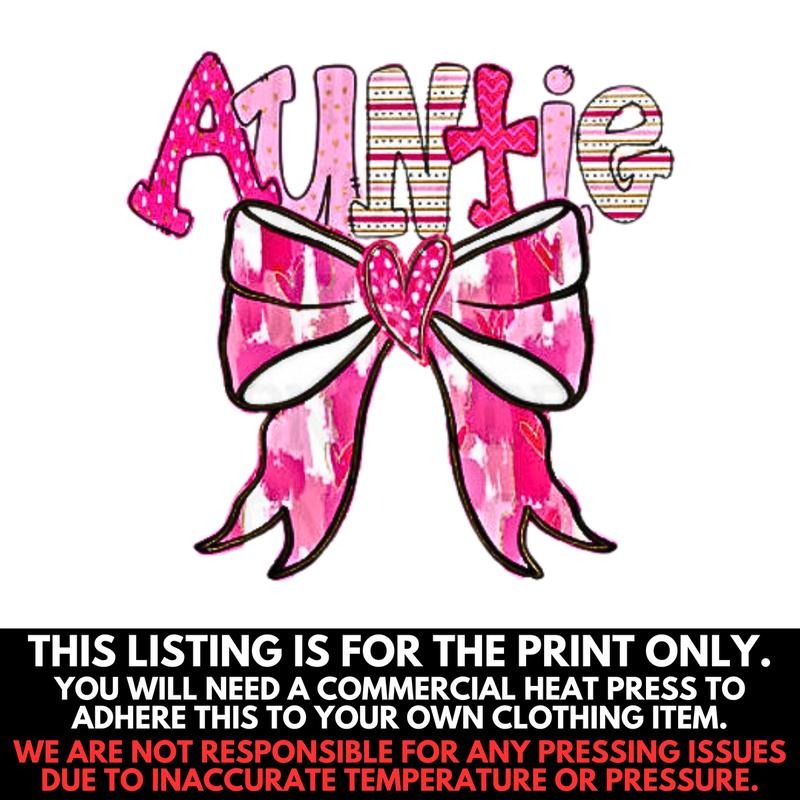 Auntie Valentine Coquette Print - PRINT ONLY T-Shirts, Hoodie, Sweatshirt | CiraTrend.com