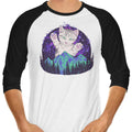 Aurora Meowalis - 3/4 Sleeve Raglan T-Shirt Hoodie, Sweatshirt | CiraTrend.com (Image 1)