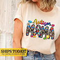 Autism Mom Shirt, Autism Awareness Mama T-Shirt, Proud Autism Mama Tees, Teacher Autism Acceptance T-Shirt, Neuro Diverse...