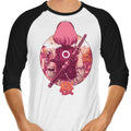 Autumn Cherry - 3/4 Sleeve Raglan T-Shirt Hoodie, Sweatshirt | CiraTrend.com (Image 1)
