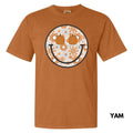 Autumn Floral Happy Face Comfort Colors T-Shirt 'NLB' Hoodie, Sweatshirt | CiraTrend.com