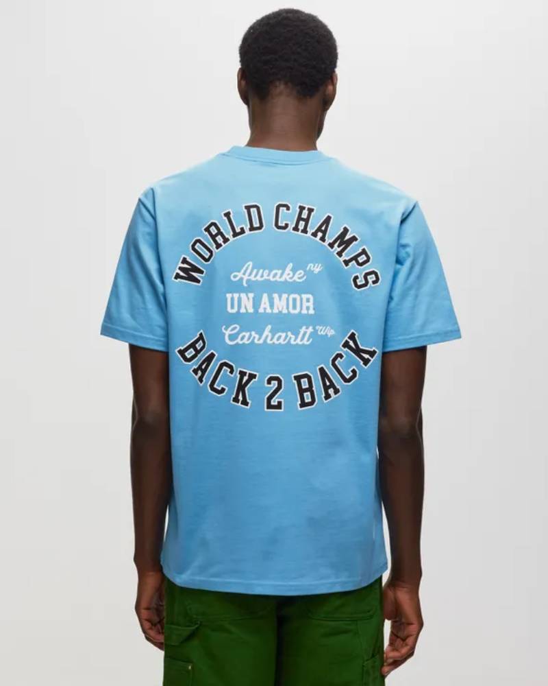 Awake NY X Carhartt WIP Pocket Tee Hoodie, Sweatshirt | CiraTrend.com (Image 1)