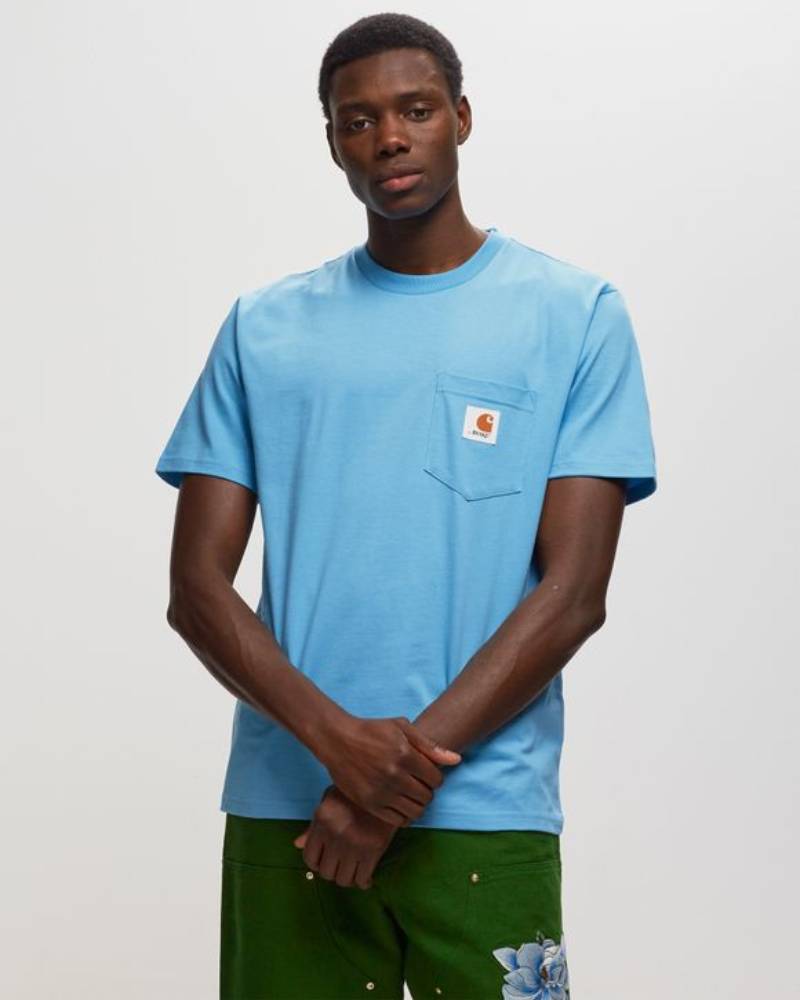 Awake NY X Carhartt WIP Pocket Tee Hoodie, Sweatshirt | CiraTrend.com (Image 2)