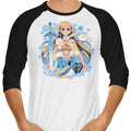 Awakened Hero - 3/4 Sleeve Raglan T-Shirt Hoodie, Sweatshirt | CiraTrend.com (Image 1)