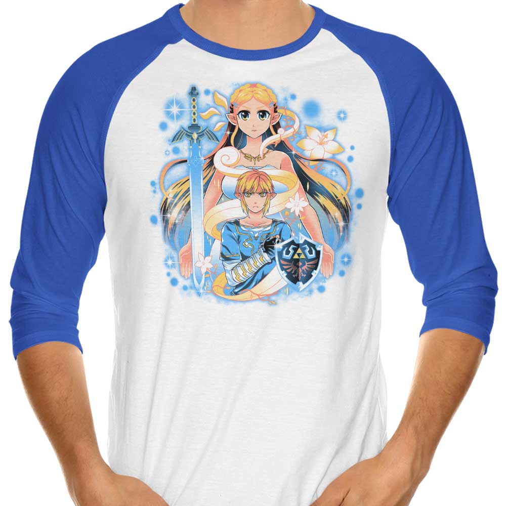 Awakened Hero - 3/4 Sleeve Raglan T-Shirt Hoodie, Sweatshirt | CiraTrend.com (Image 3)