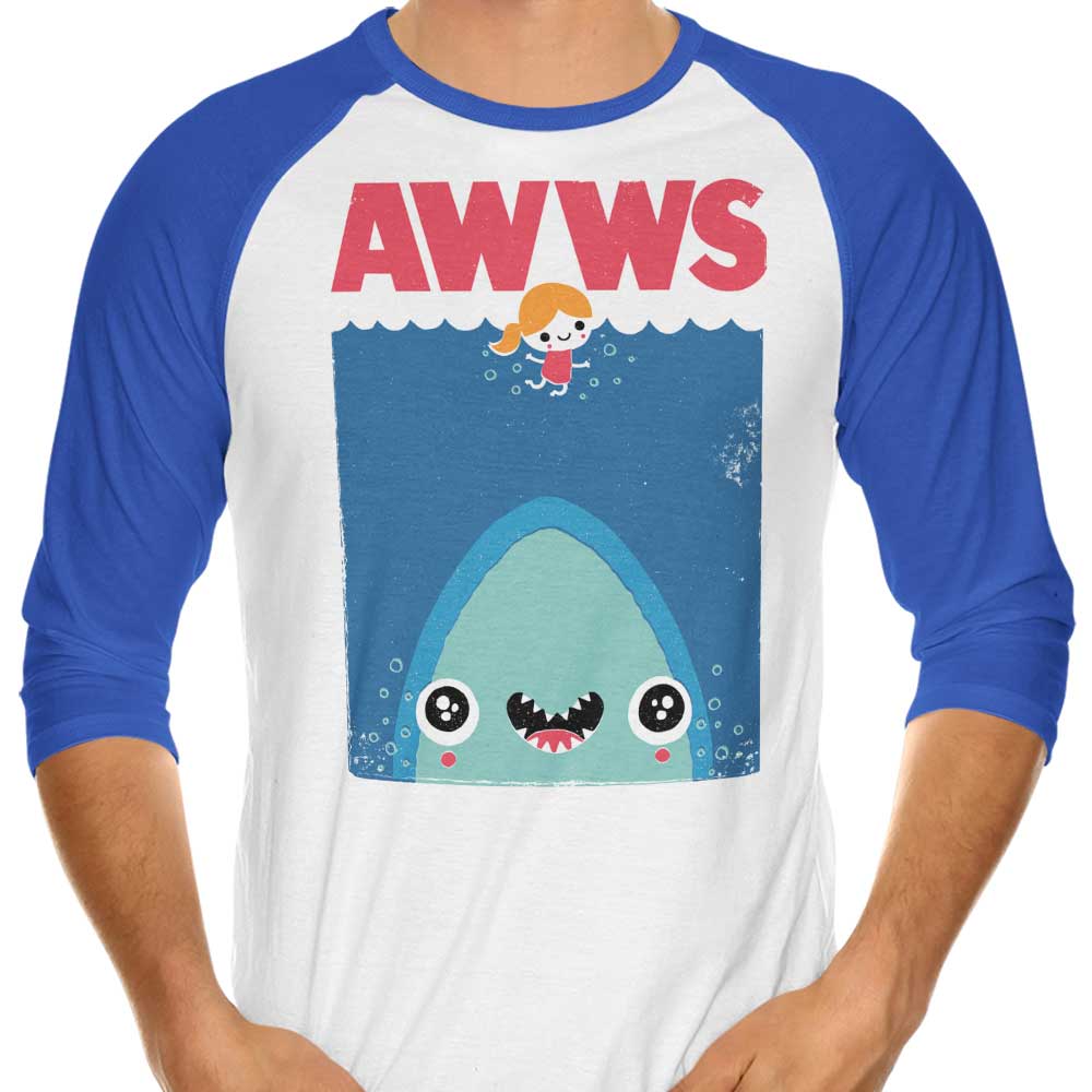 Awws - 3/4 Sleeve Raglan T-Shirt Hoodie, Sweatshirt | CiraTrend.com (Image 3)
