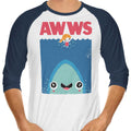 Awws - 3/4 Sleeve Raglan T-Shirt Hoodie, Sweatshirt | CiraTrend.com (Image 1)