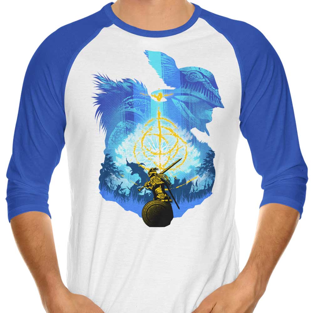 Azule Elden Adventure - 3/4 Sleeve Raglan T-Shirt Hoodie, Sweatshirt | CiraTrend.com (Image 3)