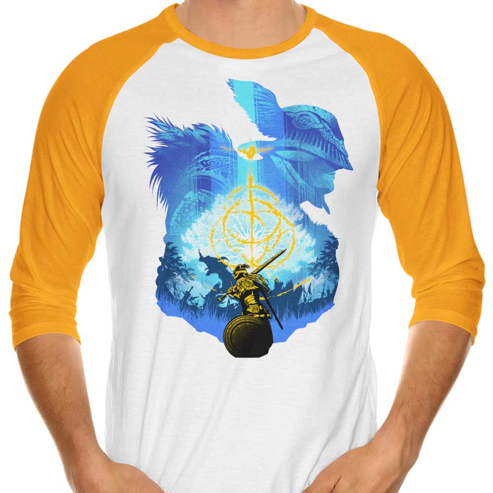 Azule Elden Adventure - 3/4 Sleeve Raglan T-Shirt Hoodie, Sweatshirt | CiraTrend.com (Image 4)