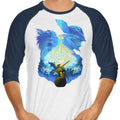 Azule Elden Adventure - 3/4 Sleeve Raglan T-Shirt Hoodie, Sweatshirt | CiraTrend.com (Image 1)