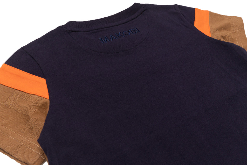 B141 Makobi Monogram KidsTee- Navy T-Shirts, Hoodie, Sweatshirt | CiraTrend.com (Image 3)
